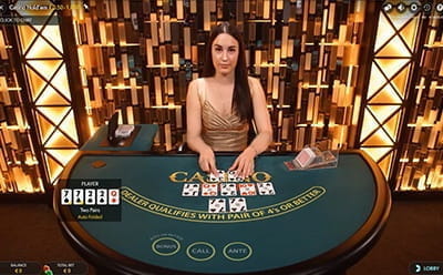 Un tavolo di Casinò Hold'em live